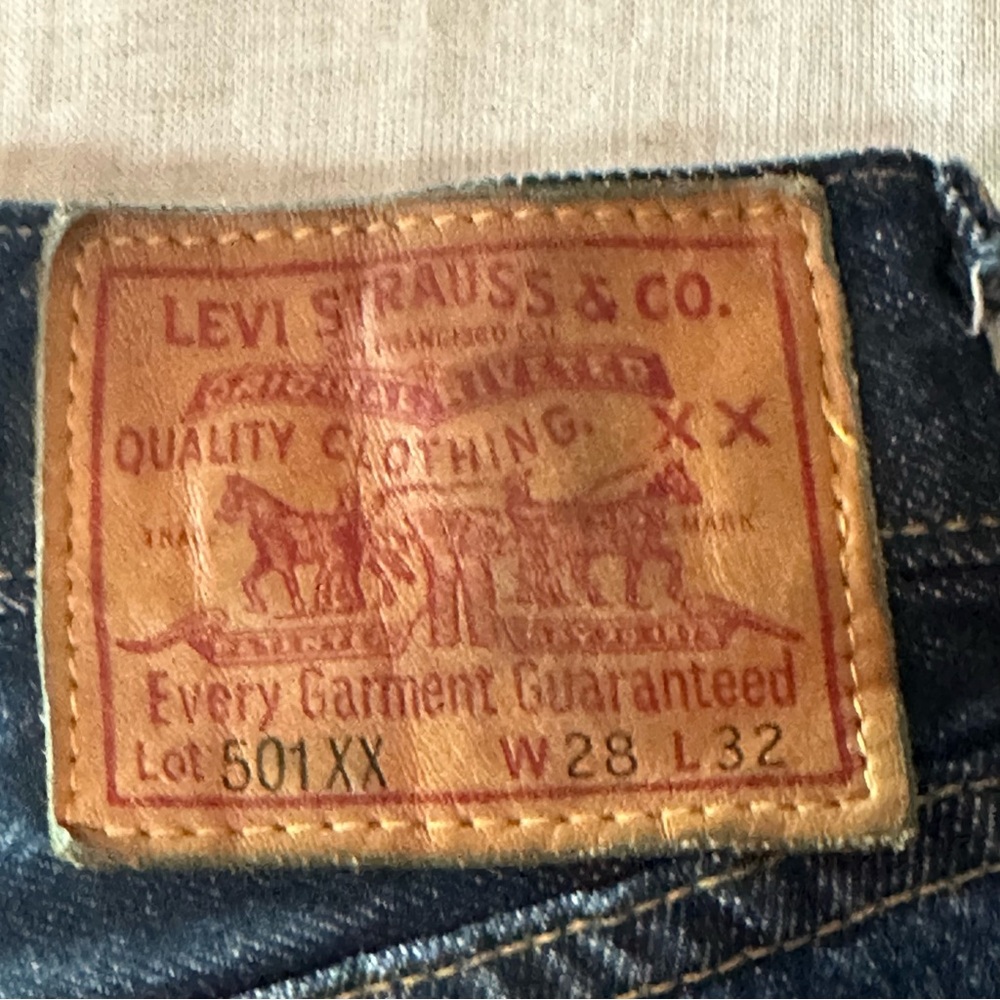 Levi's 501XX Red Line Big E Premiun Denim Jeans - Picture 2 of 16